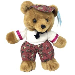 Cuddle Critter Plush Teddy Bear Stuffed Animal Country Paisley Pants